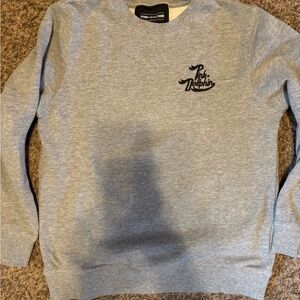 Pink Dolphin Light Gray Crewneck Sweater
